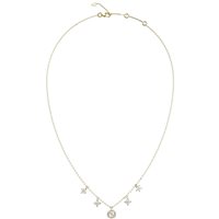 Necklace Guess Woman Ace of Diamonds in Steel Cristallo JUBN06 032JW - JUBN06 032JW